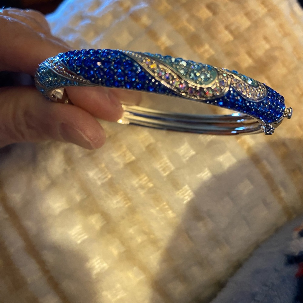 Danbury Mint Blue and Silver tone Women's Bracelet